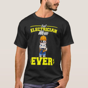 T-shirt Meilleure électricienne maman électronique Technic