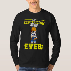 T-shirt Meilleure électricienne maman électronique Technic