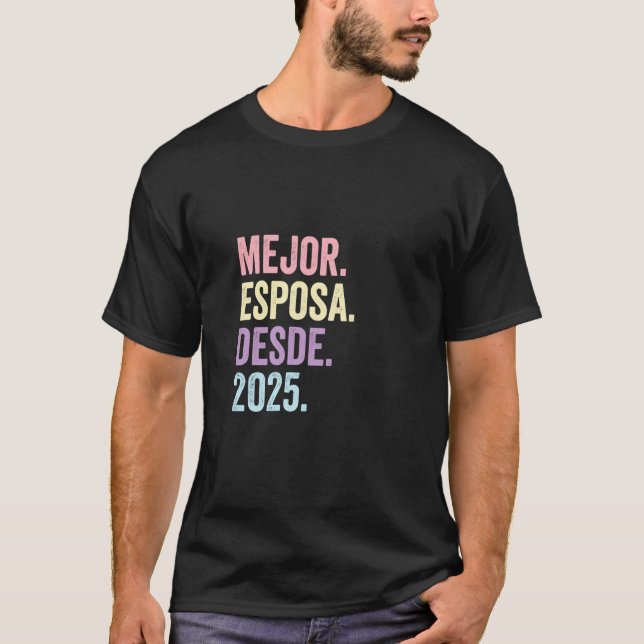 T-shirt Meilleure Épouse Depuis 2025 (Devant)