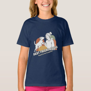 T-shirt Meilleure Équipe de Copines Maman de Chien Boho Li