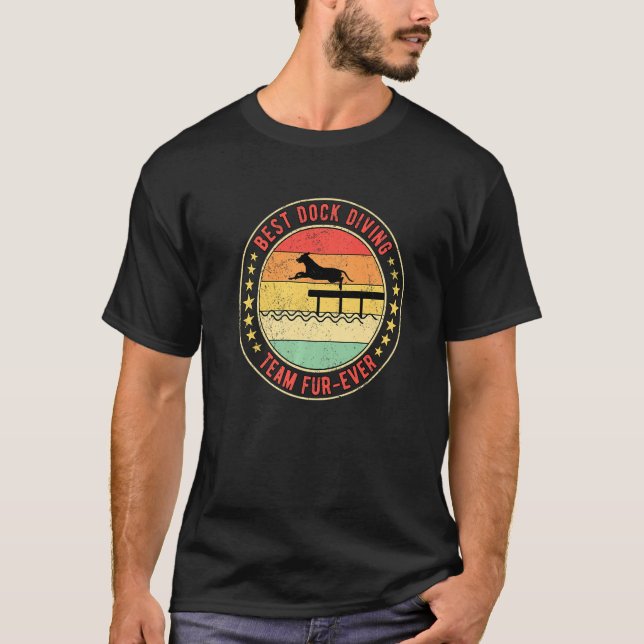 T-shirt Meilleure équipe de plongée à quai (Devant)
