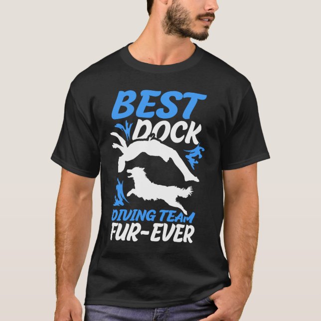 T-shirt Meilleure Équipe De Plongée À quai Fur Ever Dock J (Devant)