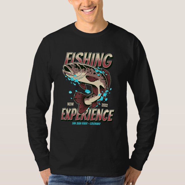 T-shirt Meilleure expérience de pêche maintenant en 2022 S (Devant)