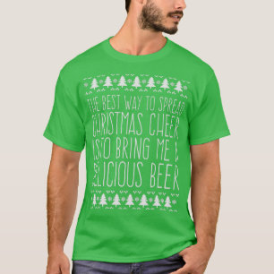 T-shirt Meilleure façon amusante de répandre Noël La joie