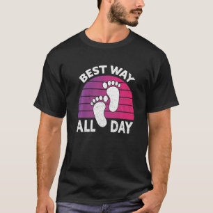 T-shirt Meilleure façon toute la journée Nature Couvrir pi
