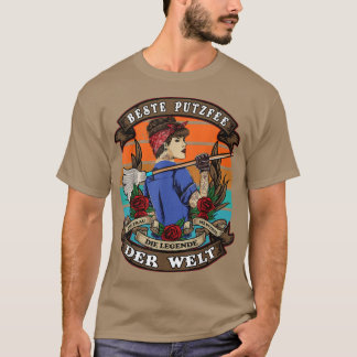 T-shirt Meilleure Fée De Nettoyage Dans Le Monde Retro Wip