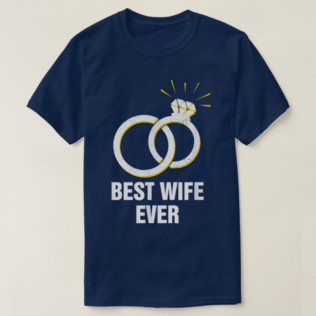 T-shirt Meilleure femme jamais femme Mariage Anniversaire  (Design devant)