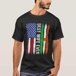 T-shirt Meilleure femme jamais Fête des pères Niger Us Dra