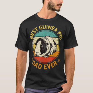 T-shirt Meilleure Fête des pères de chien de Guinée papa j