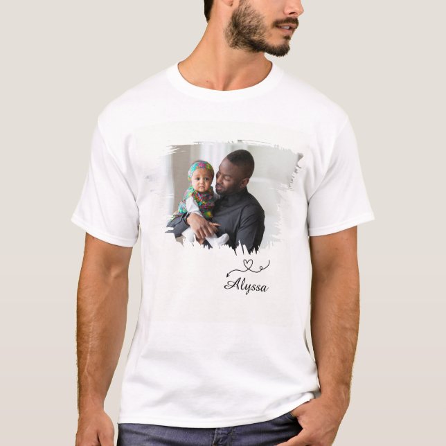 T-shirt Meilleure Fête des pères de papa Cadeau Première F (Devant)