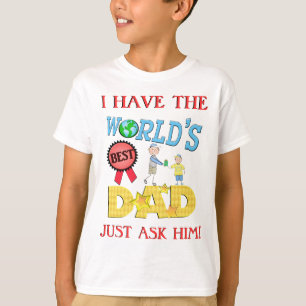 T-shirt Meilleure fête des pères drôle de papa