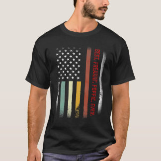 T-shirt Meilleure Fête des pères Freakin Poppie Ever Us Fl