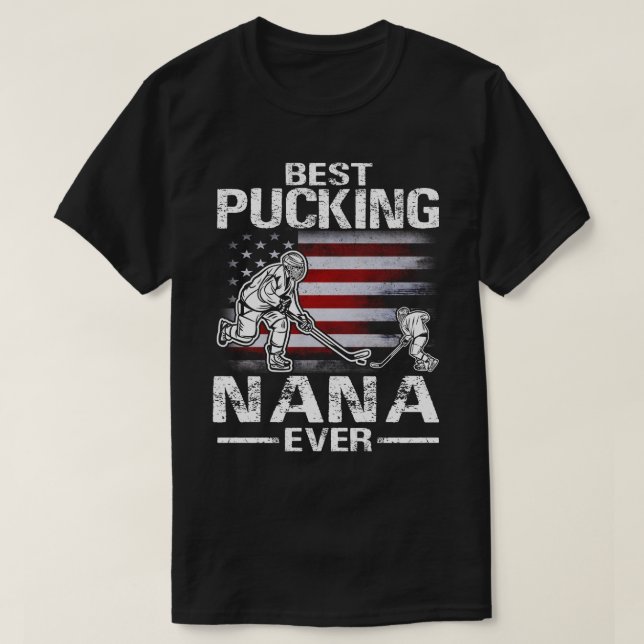 T-shirt Meilleure Fête des pères NANA jamais Hockey US Dra (Design devant)