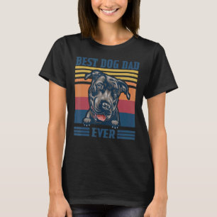T-shirt Meilleure Fête des pères pour les hommes Pit Bull