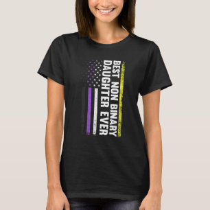 T-shirt Meilleure Fierté Drapeau Non Binaire Jamais Non bi