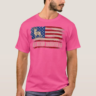 T-shirt Meilleure fille de Buckin jamais American Usa Drap