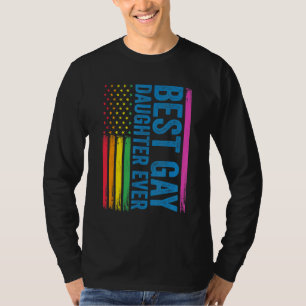 T-shirt Meilleure fille gay jamais gay