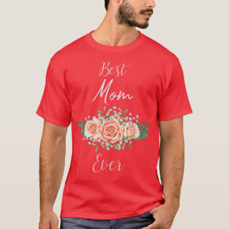 T-shirt Meilleure fleur de maman
