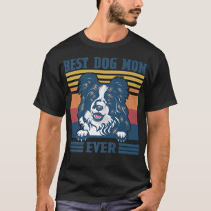 T-shirt Meilleure frontière Collie Maman Ever Drôle Chien
