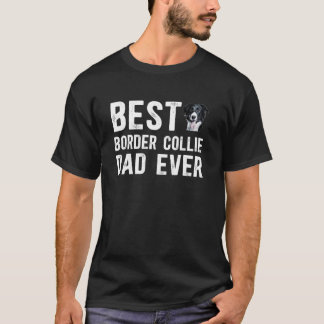 T-shirt Meilleure Frontière Collie Papa Jamais Papa De Fro