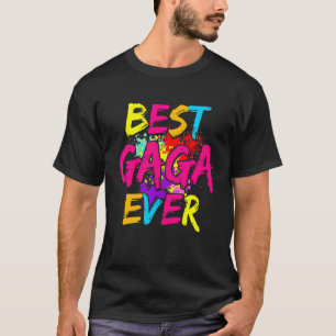 T-shirt Meilleure Gaga jamais jumelé Famille Colorée Mères