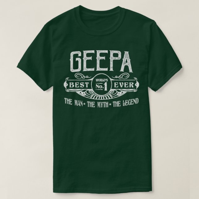 T-shirt Meilleure Geepa pour hommes  (Design devant)