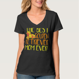 T-shirt Meilleure Golden Retriever Maman Jamais J'Aime Gol