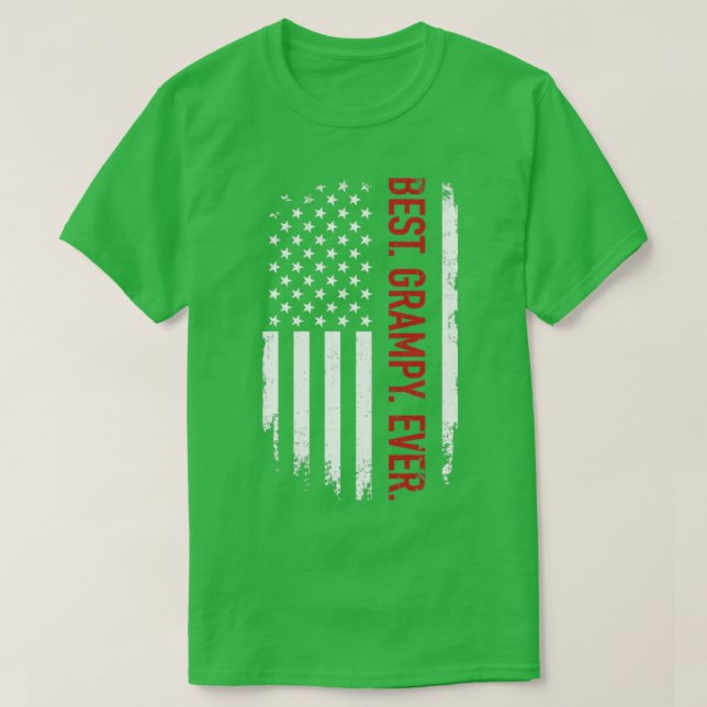 T-shirt Meilleure grammaire jamais avec nous drapeau améri (Design devant)