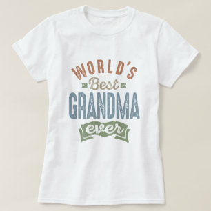 T-shirt Meilleure grand-mère
