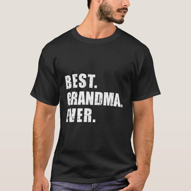 T-shirt Meilleure grand-mère (Devant)