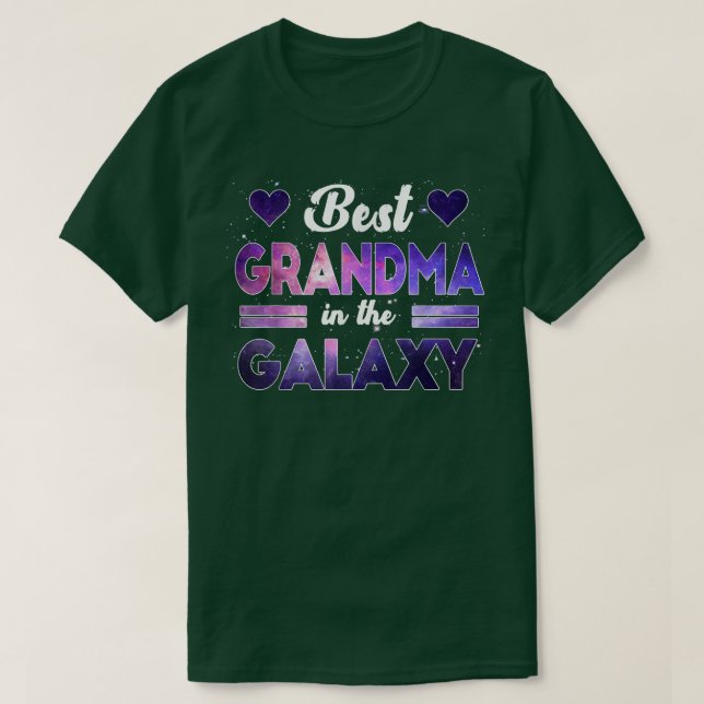T-shirt Meilleure grand-mère dans la Galay Joyeux Cravate  (Design devant)