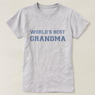 T-shirt Meilleure grand-mère du monde