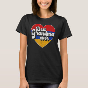 T-shirt Meilleure grand-mère jamais Arménie Drapeau grand-