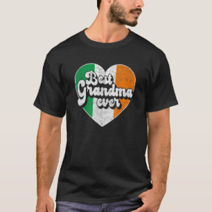 T-shirt Meilleure grand-mère jamais Irlande Drapeau irland