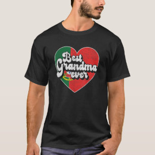 T-shirt Meilleure grand-mère jamais Portugal Drapeau portu