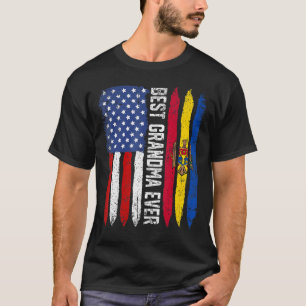T-shirt Meilleure grand-mère Jour des Mères Moldavie Drape