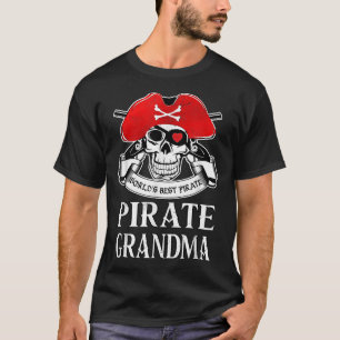 T-shirt Meilleure Grand-Mère Pirate du Monde