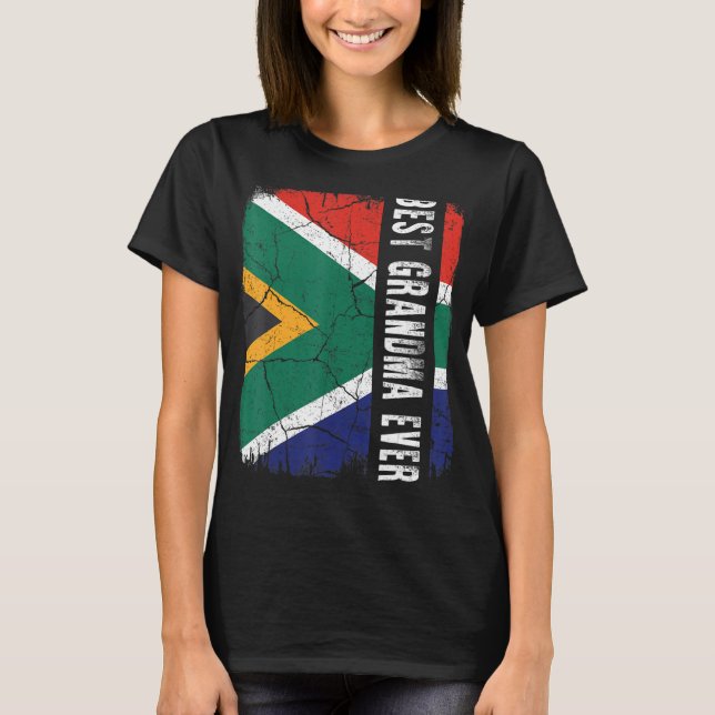 T-shirt Meilleure grand-mère sud-africaine jamais Afrique  (Devant)