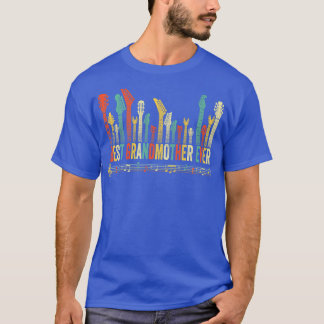 T-shirt Meilleure grand-mère toujours Guitariste Lover Gui