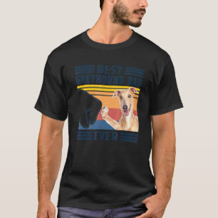 T-shirt Meilleure Greyhound Papa Jamais Chien Fête des pèr