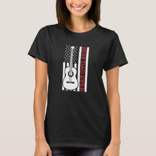 T-shirt Meilleure guitare papa toujours guitariste Acousti