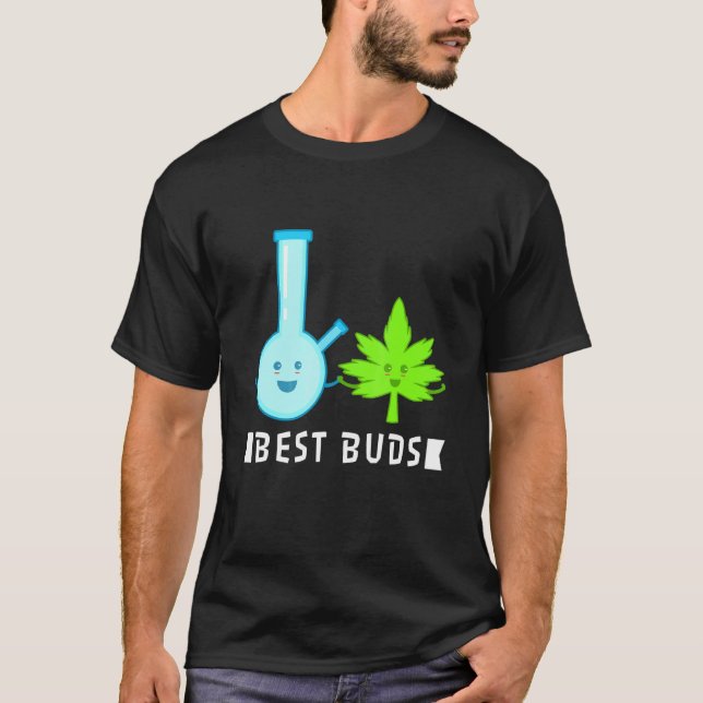 T-shirt Meilleure herbe bourgeons 2 (Devant)