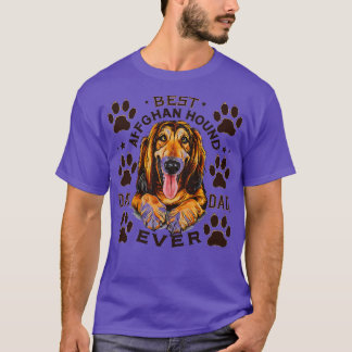 T-shirt Meilleure Hound Afghane Jamais Drôle Citation Vint