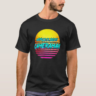 T-shirt Meilleure idée d'opérateur de caméra au monde