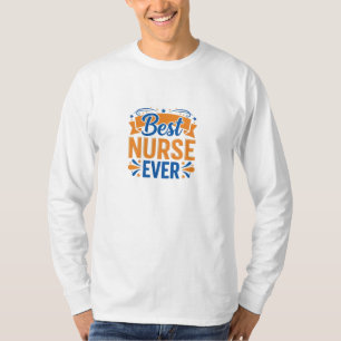 T-shirt Meilleure infirmière jamais - Célébration vintage