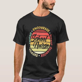 T-shirt Meilleure infirmière scolaire jamais_2