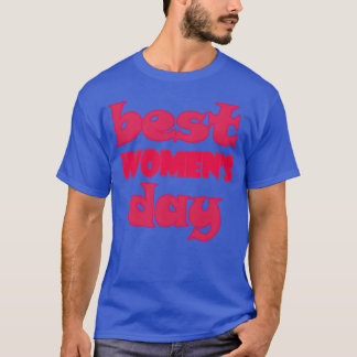 T-shirt Meilleure journée des femmes garçon des années 70