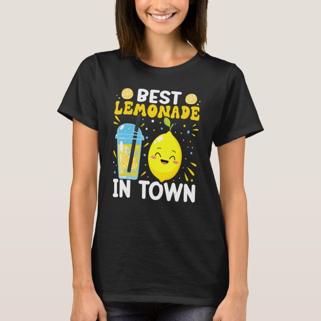 T-shirt Meilleure Lemonade En Ville Pour Stand De Lemonade (Devant)