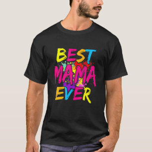 T-shirt Meilleure Mama Jamais Correspondant Famille Coloré