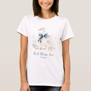 T-shirt Meilleure Mama Oie & Bébé Canard Fête des mères